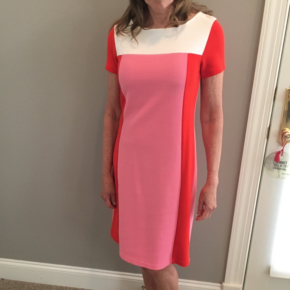 Boden color block dress, sz4